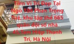 CHÍNH CHỦ Cần Bán Nhanh Căn Nhà 2 Mặt Tiền Vị Trí Đẹp Tại  Thanh Trì, Hà Nội