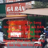 CHÍNH CHỦ Cần Sang Nhượng lại quán GÀ RÁN MR.THỊNH đang kinh doanh tốt tại Q.Gò Vấp - HCM