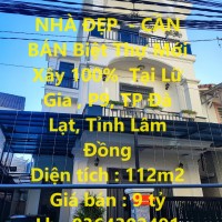 NHÀ ĐẸP  - CẦN BÁN Biệt Thự Mới Xây 100%   Tại   P9, TP Đà Lạt, Tỉnh Lâm Đồng