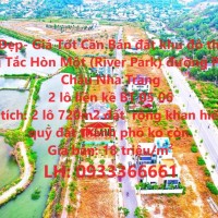 Đất Đẹp- Giá Tốt Cần Bán đất khu đô thị ven Sông Tắc Hòn Một (River Park) đường Phong Châu Nha Trang