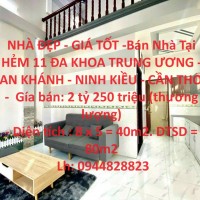 NHÀ ĐẸP - GIÁ TỐT -Bán Nhà Tại HẺM 11 ĐA KHOA TRUNG ƯƠNG - AN KHÁNH - NINH KIỀU - CẦN THƠ