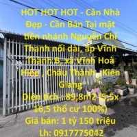 HOT HOT HOT - Căn Nhà Đẹp - Cần Bán Tại mặt tiền nhánh Nguyễn Chí Thanh nối dài