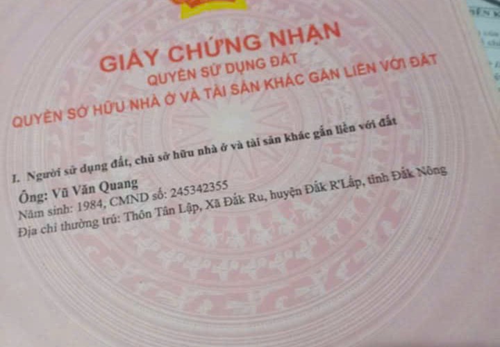 HOT HOT  - CHÍNH CHỦ Cần Bán 2 Lô Đất tại  Xã Nhân Cơ huyện Đắk R'Lấp tỉnh Đắk Nông