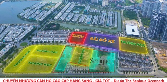 CHUYỂN NHƯỢNG CĂN HỘ CAO CẤP HẠNG SANG - GIÁ TỐT - Dự án The Senique Ocenpark 1 - Gia Lâm, Hà Nội