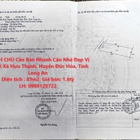 CHÍNH CHỦ Cần Bán Nhanh Căn Nhà Đẹp Vị Trí Tại Huyện Đức Hòa, Tỉnh Long An