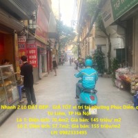 Cần Bán Nhanh 2 Lô ĐẤT ĐẸP-  GIÁ TỐT vị trí tại phường Phúc Diễn, quận Bắc Từ Liêm, TP Hà Nội