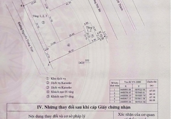 Chính Chủ Cần Bán Khách Sạn Vĩnh Thuận, 227 Nguyễn Tất Thành, Phường 8, TP Tuy Hoà, Phú Yên .