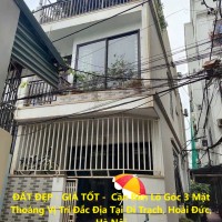 ĐẤT ĐẸP - GIÁ TỐT -  Cần Bán Lô Góc 3 Mặt Thoáng Vị Trí Đắc Địa Tại Di Trạch, Hoài Đức, Hà Nội