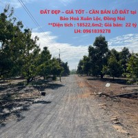 ĐẤT ĐẸP – GIÁ TỐT - CẦN BÁN LÔ ĐẤT tại  Xã Bảo Hoà Xuân Lộc, Đồng Nai