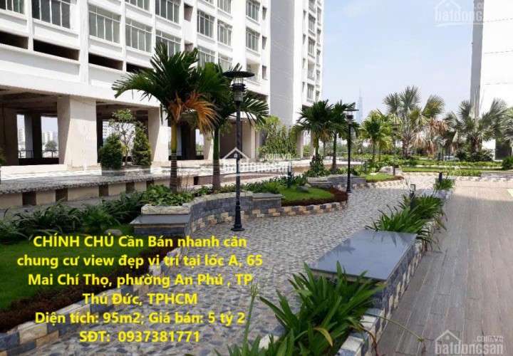 CHÍNH CHỦ Cần Bán nhanh căn chung cư view đẹp vị trí tại TP Thủ Đức, TPHCM