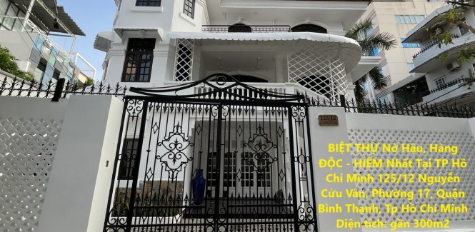 SIÊU BIỆT THỰ, VỊ TRÍ VÀNG, GIÁP QUẬN 1 - GIÁ  ĐẶC BIỆT  LH 0908381199