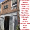 CHÍNH CHỦ Cần Bán Nhanh Nhà 1 Trệt 1 Lầu Tại Phường Tân Hiệp, Tân Uyên, Bình Dương
