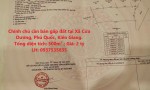 Chính chủ cần bán gấp đất tại Xã Cửa Dương, Phú Quốc, Kiên Giang.
