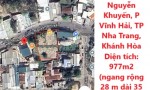 CẦN BÁN NHANH LÔ  ĐẤT MẶT ĐƯỜNG  tại Đường Nguyễn Khuyến, P Vĩnh Hải, TP Nha Trang, Khánh Hòa
