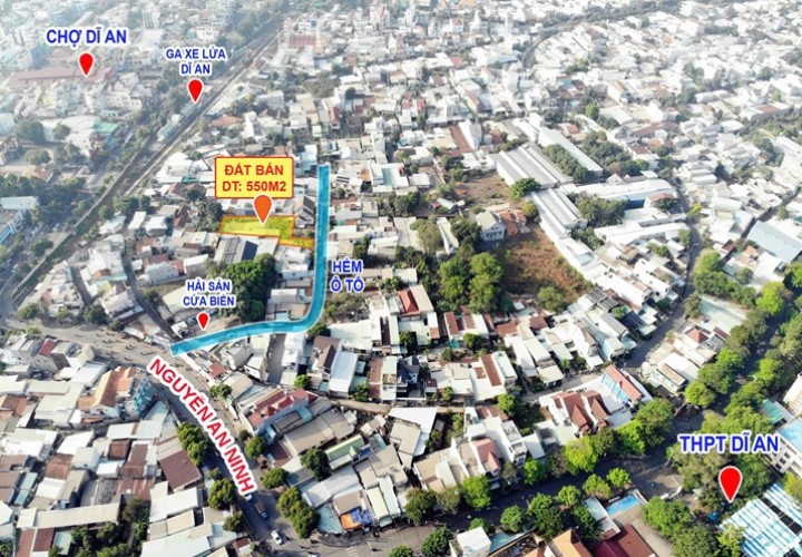 CHÍNH CHỦ Cần Bán Gấp Đất Vị Trí Đắc Địa Tại Hẻm 311 Nguyễn An Ninh, Dĩ An,  Bình Dương