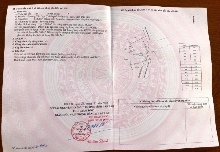CHÍNH CHỦ Bán Căn Biệt Thự Cao Cấp - Vị Trí Đắc Địa Tại P. Tân Lập, TP Buôn Ma Thuột, Đăk Lăk