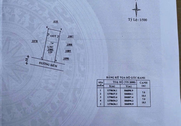ĐẤT CHÍNH CHỦ- CẦN BÁN NHANH LÔ ĐẤT Tại Phường 1, TP Bảo Lộc, Lâm Đồng