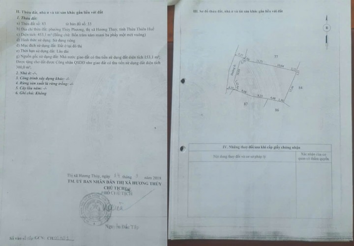NHÀ ĐẸP - GIÁ TỐT - CHÍNH CHỦ CẦN BÁN NHANH 2 CĂN NHÀ TẠI Thủy Phương, Hương Thủy, Thừa Thiên Huế