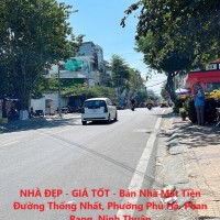 NHÀ ĐẸP - GIÁ TỐT - Bán Nhà Mặt Tiền Đường Thống Nhất, Phường Phủ Hà  Phan Rang ,Ninh Thuận