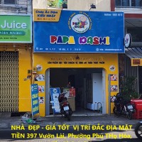 NHÀ  ĐẸP - GIÁ TỐT  VỊ TRÍ ĐẮC ĐỊA MẶT TIỀN 397 Vườn Lài, Phường Phú THọ Hòa, Tân Phú, HCM