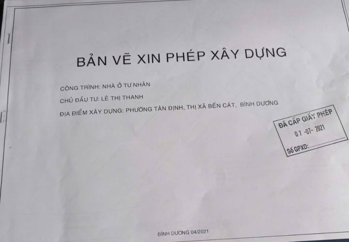 NHÀ ĐẸP - GIÁ TỐT - Chính Chủ Bán Nhà 2 Mặt Tiền Đường 012, KP3, Tân Định, Bến Cát, Bình Dương