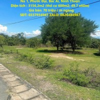 ĐẤT ĐẸP – GIÁ TỐT- CHÍNH CHỦ BÁN LÔ ĐẤT TẠI Tà Nú 1, Phước Đại, Bác Ái, Ninh Thuận