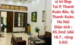 NHÀ  ĐẸP- GIÁ TỐT Cần bán nhanh nhà vị trí Đẹp Tại P, Thanh Xuân Bắc, Q. Thanh Xuân, Hà Nội