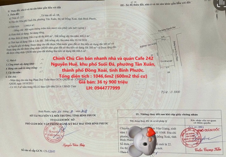 NHÀ ĐẸP 2 MẶT TIỀN- GIÁ TỐT  Chính Chủ Cần bán nhanh nhà và quán Cafe đang kinh doanh tốt