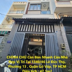 CHÍNH CHỦ Cần Bán Nhanh Căn Nhà  Đẹp Vị Trí Tại Quận Gò Vấp, TP HCM