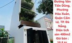 Bán nhà 5 tầng Tại Đường Văn Tiến Dũng, Phường Hòa Xuân, Quận Cẩm Lệ, TP. Đà Nẵng.