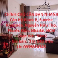 CHÍNH CHỦ CẦN BÁN NHANH Căn Hộ Block B, Sunrise Riverside, Nguyễn Hữu Thọ, Phước Kiển, Nhà Bè, HCM