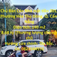 Chính Chủ Bán Căn Nhà mặt tiền 201, Lê Đại Hành, Phường Hòa Thọ Đông, Q. Cẩm Lệ, Đà Nẵng