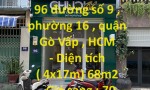 SANG NHƯỢNG NHANH QUÁN TẠI 96 đường số 9 , phường 16 , quận Gò Vấp , HCM