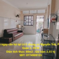Sở hữu ngay căn hộ tại Lô E chung cư Nguyễn Trãi, Phường 8 Quận 5, HCM