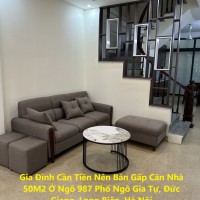Gia Đình Cần Tiền Nên Bán Gấp Căn Nhà 50M2 Ở Ngõ 987 Phố Ngô Gia Tự, Đức Giang, Long Biên, Hà Nội