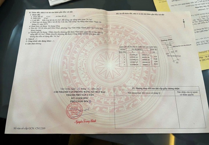 NHÀ ĐẸP - GIÁ TỐT - CHÍNH CHỦ CẦN BÁN NHÀ Tại Tân Vĩnh Hiệp, Tp Tân Uyên, Bình Dương