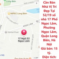 NHÀ ĐẸP - GIÁ TỐT - CHÍNH CHỦ Cần Bán Nhà Vị Trí Đẹp Tại Phường Ngọc Lâm, Quận Long Biên, Hà Nội