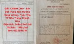 ĐẤT CHÍNH CHỦ - Bán Đất Trung Tâm Đường Hùng Vương, P Lộc Thọ, TP Nha Trang, Khánh Hòa