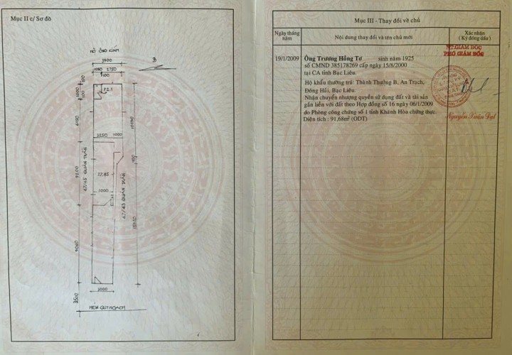 ĐẤT CHÍNH CHỦ - Bán Đất Trung Tâm Đường Hùng Vương, P Lộc Thọ, TP Nha Trang, Khánh Hòa
