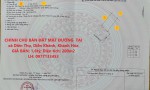 CHÍNH CHỦ BÁN ĐẤT MẶT ĐƯỜNG  TẠI xã Diên Thọ, Diên Khánh, Khánh Hòa