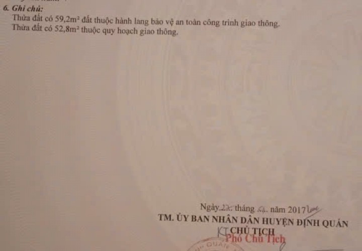 CHÍNH CHỦ Cần Bán Lô Đất Tại Ấp Phú Quý 2, Xã La Ngà, Huyện Định Quán, Đồng Nai.