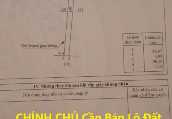 CHÍNH CHỦ Cần Bán Lô Đất Tại Ấp Phú Quý 2, Xã La Ngà, Huyện Định Quán, Đồng Nai.