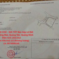 ĐẤT CHÍNH CHỦ - GIÁ TỐT Bán Gấp Lô Đất Phường Đông Mai, Quảng Yên, Quảng Ninh