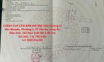 CHÍNH CHỦ CẦN BÁN Đất Mặt Tiền Đường Lê Văn Khuyên, Phường 5, TP Tân An, Long An