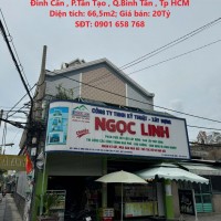 NHÀ ĐẸP - GIÁ TỐT - BÁN NHÀ CHÍNH CHỦ Tại 188A Lê Đình Cẩn , P.Tân Tạo , Q.Bình Tân , Tp HCM