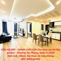 CĂN HỘ ĐẸP - CHÍNH CHỦ CẦN Cho thuê căn hộ Sky garden-  Phường Tân Phong, Quận 7, HCM