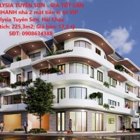 DỰ ÁN ELYSIA TUYÊN SƠN - GIÁ TỐT CẦN BÁN NHANH nhà 2 mặt tiền vị trí VIP Elysia Tuyên Sơn, Hải Châu