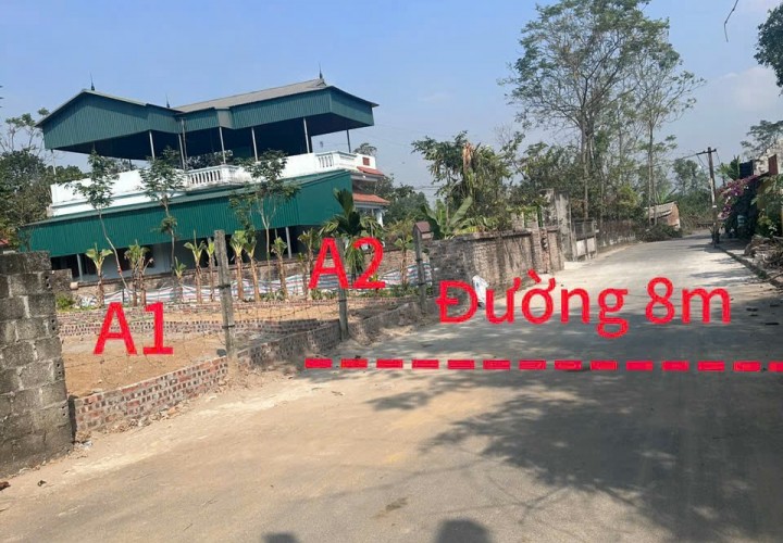 ĐẦU TƯ SINH LỜI - CẦN BÁN LÔ ĐẤT Vị Trí Đẹp Tại Xã Hương Sơn, Bình Xuyên, Vĩnh Phúc