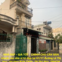 NHÀ ĐẸP – GIÁ TỐT - CHÍNH CHỦ CẦN BÁN nhanh căn nhà  vị trí đẹp tại TP Thủ Đức, TPHCM