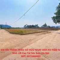 Chỉ Với VÀI TRĂM TRIỆU SỞ HỮU NGAY ĐẤT FO TIỀM NĂNG Sinh Lời Cao Tại Sóc Sơn, Hà Nội